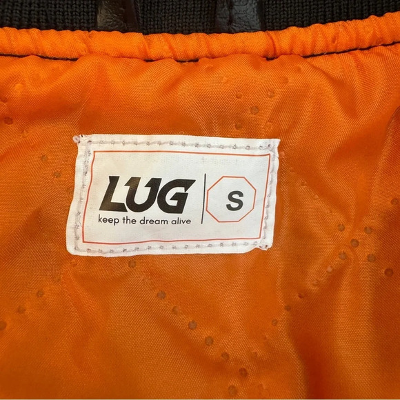 Lug Keep The Dream Alive Varsity Jacket Sz S Men's Streetwear Sports Letterman - Picture 15 of 16